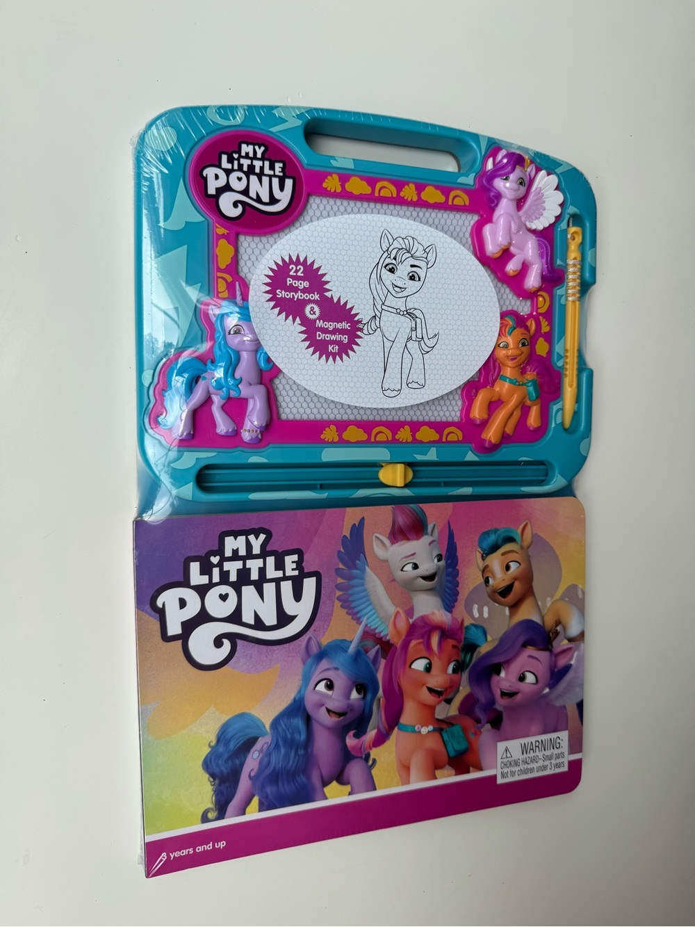 My Little Pony Magnetic Drawing Toy - Teal, Pink & Purple